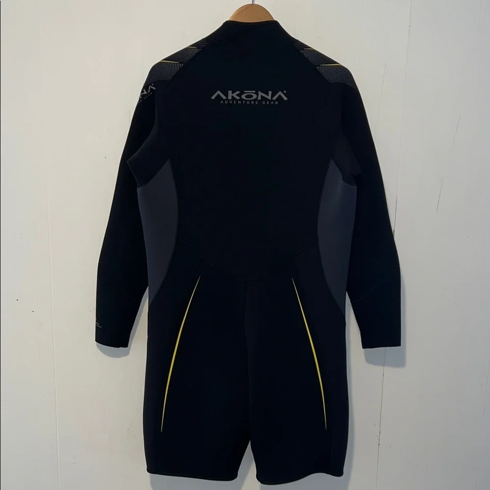 Akona Adventure Gear Men’s Wetsuits Black/Charcoal Full and Short 3XL